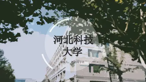 河北科技大学专用-商务风格-PPT模板2