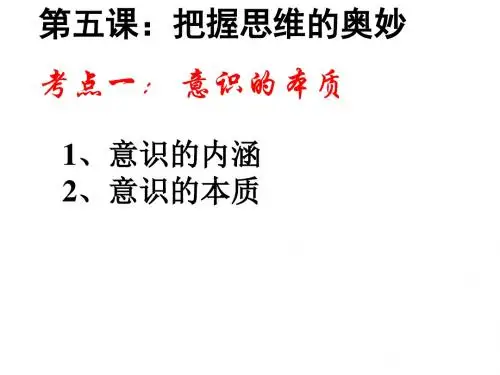 高二政治意识的本质2(2019新)