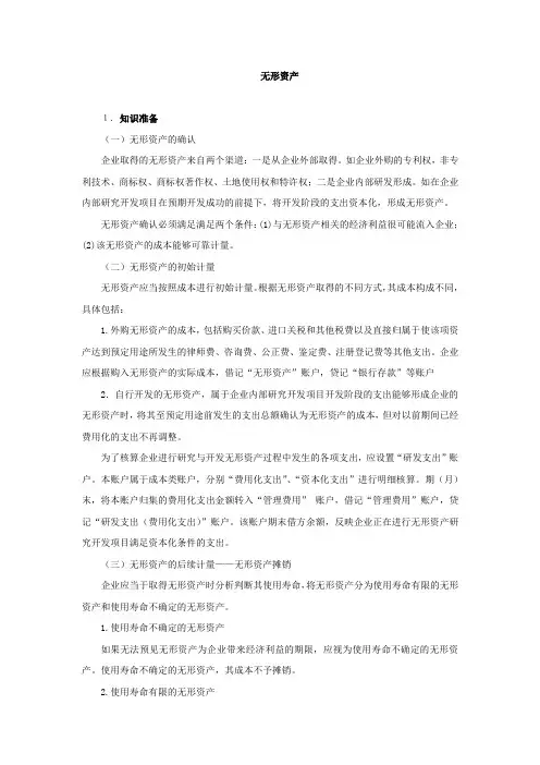 无形资产