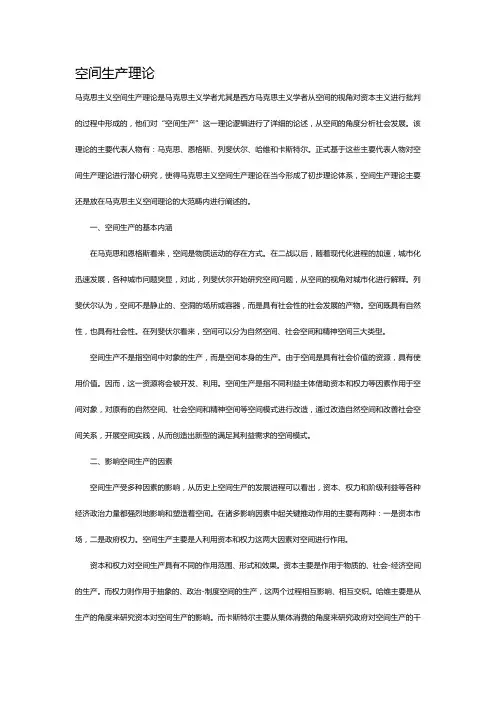空间生产理论