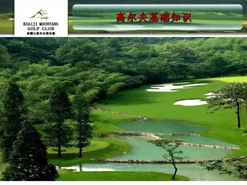 新版高尔夫培训PPT课件