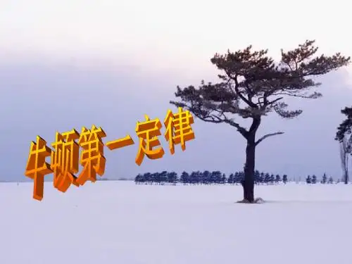 高一物理牛顿第一定律2(中学课件201908)