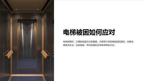 《电梯被困如何应对》课件