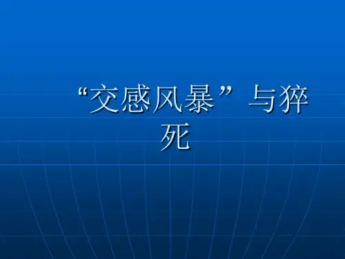 交感风暴