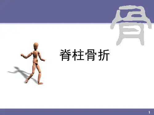 脊柱骨折 ppt课件