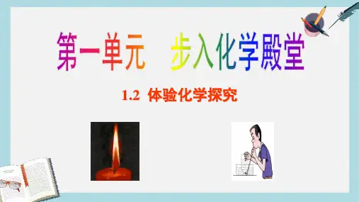 2019-2020年鲁教版化学九年级全册课件：1.2  体验化学探究(共19张PPT)