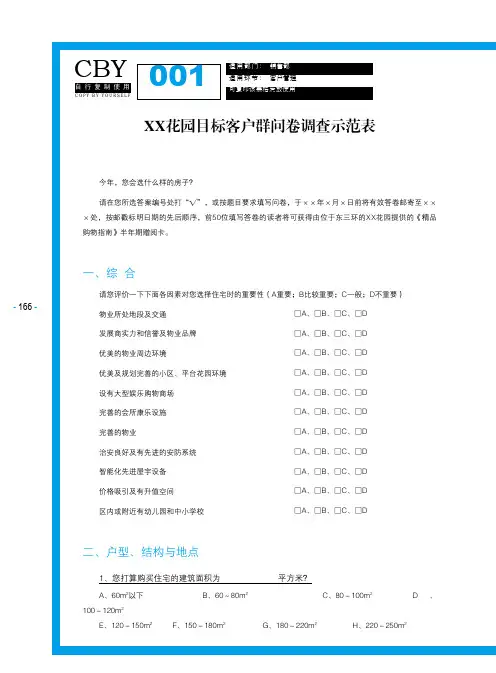 地产销售客户管理常用图表