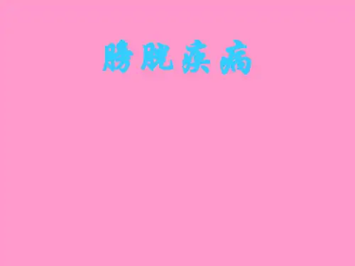 膀胱疾病 病理学