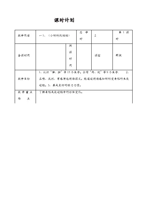 (部编(统编)版)2019年秋小学语文二年级上册：全一册教案(220页)【精品】