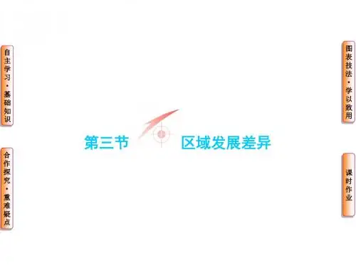 湘教版地理必修三课件第1章 第三节区域发展差异