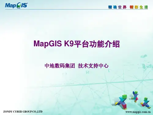 MapGIS  K9平台功能介绍