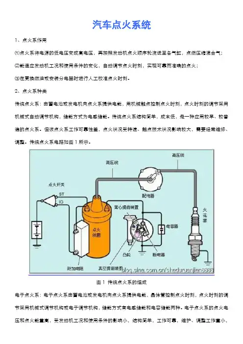 汽车点火系图解