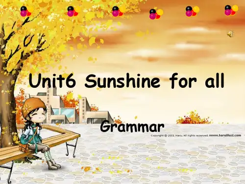 牛津译林版八年级英语下册Unit6 grammar优质课课件