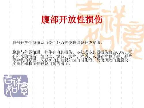 --腹部刀刺伤_【PPT课件】