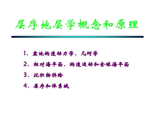 层序地层学概念和原理