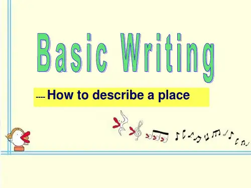 高中英语基础写作训练Basic_writing2