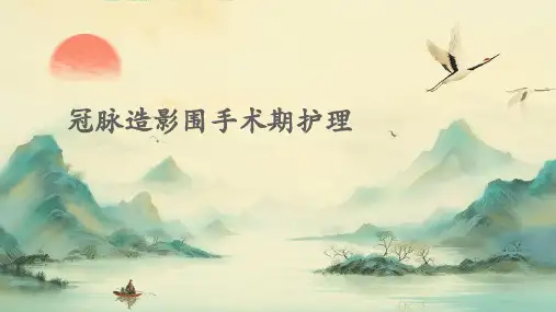 冠脉造影围手术期护理PPT