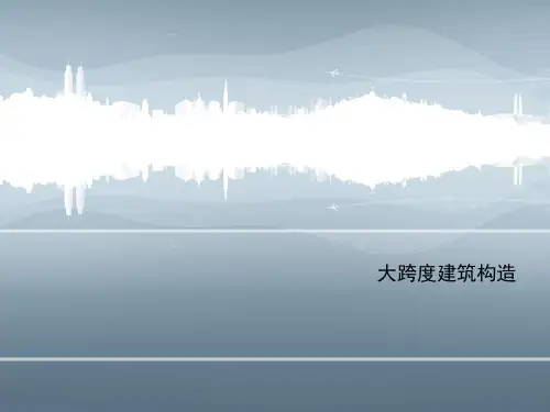 大跨度建筑构造
