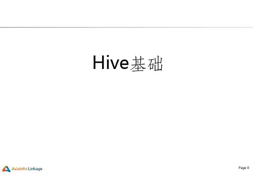 Hive基础ppt课件
