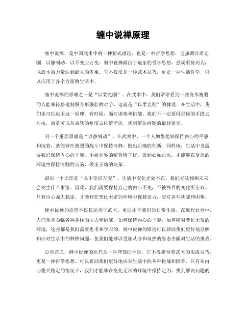 缠中说禅原理