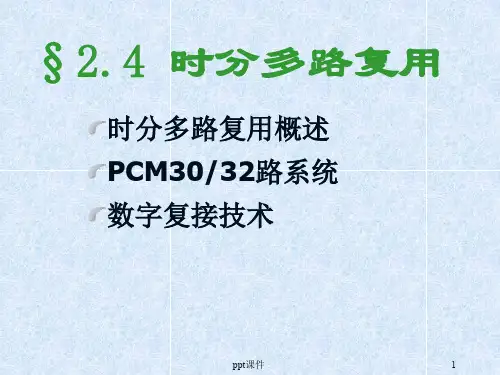 时分多路复用  ppt课件