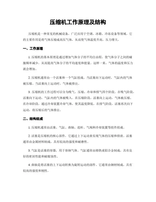 压缩机工作原理及结构