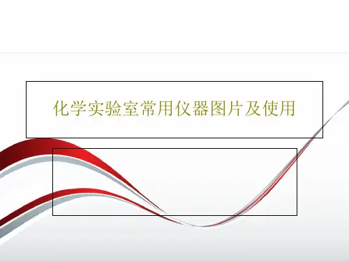 化学实验室常用仪器图片及使用37页PPT