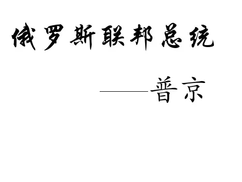俄罗斯总统普京