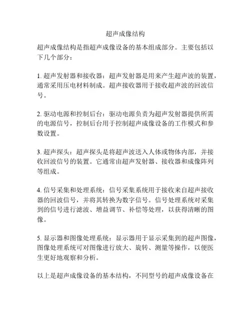 超声成像结构
