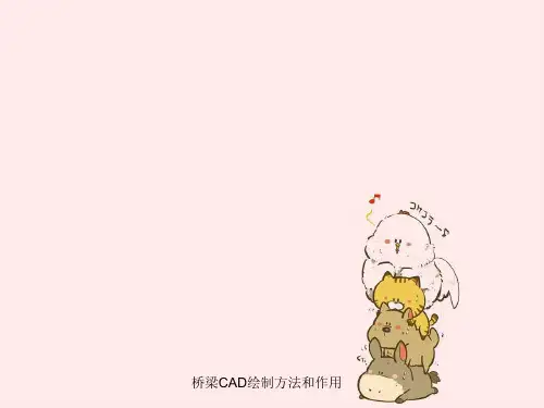 桥梁CAD绘制方法与作用