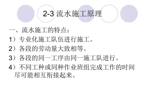 2.3 流水作业的原理
