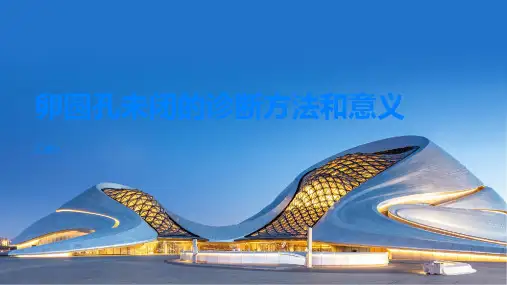 卵圆孔未闭的诊断方法和意义