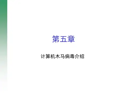 计算机木马病毒介绍PPT课件