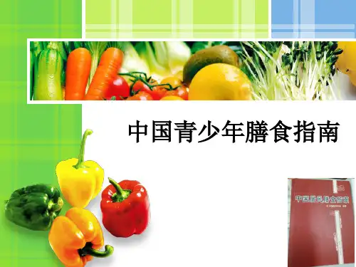 中国青少年膳食指南