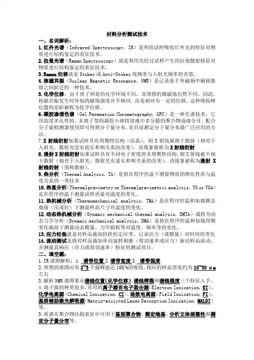 红外光谱