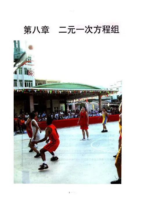 人教版七年级下数学第八章二元一次方程组电子课本word版