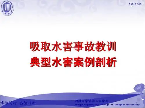 2011年全国煤矿水害事故