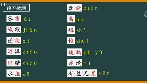 第7课《大雁归来》课件(共19张ppt)+++2022-2023学年部编版语文八年级下册