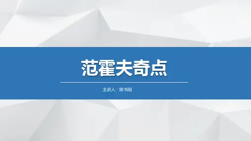 陈书刚范霍夫奇点 3