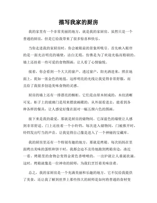小学三年级作文这儿真美范文描写我家的厨房
