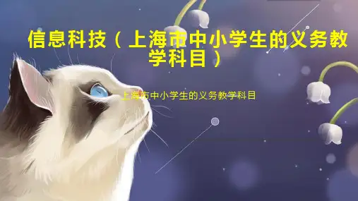 信息科技(上海市中小学生的义务教学科目)