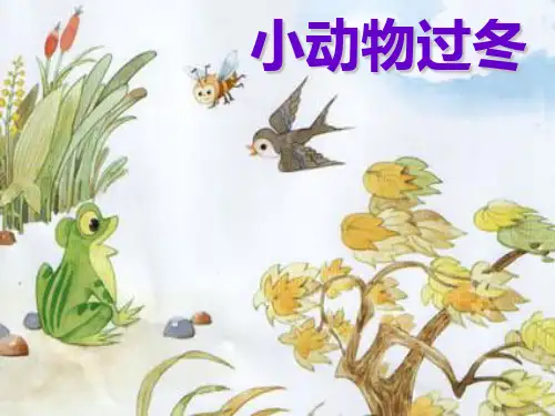 苏教版二年级语文上册《小动物过冬 》课件