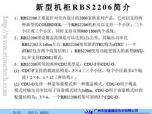 爱立信RBS2206简单介绍