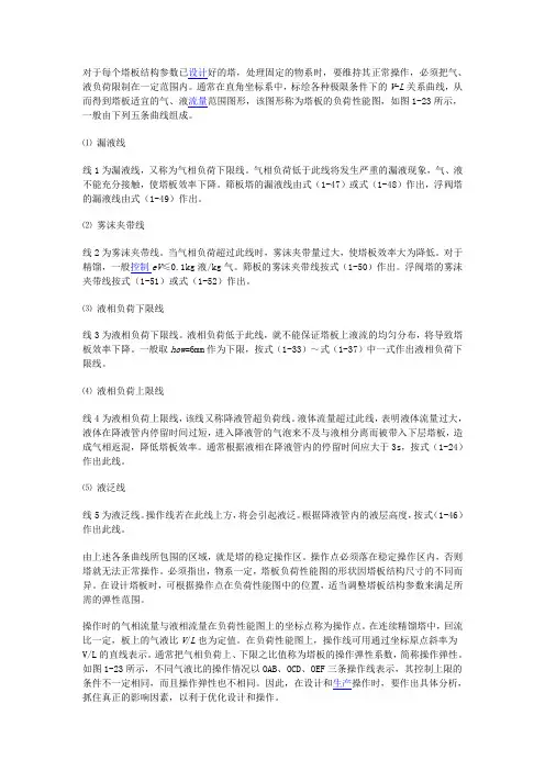 板式塔设计原理