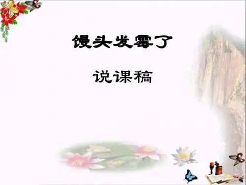 六年级科学上册馒头发霉了精选教学PPT课件7苏教版