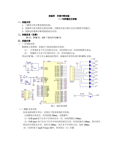 外部中断实验_4