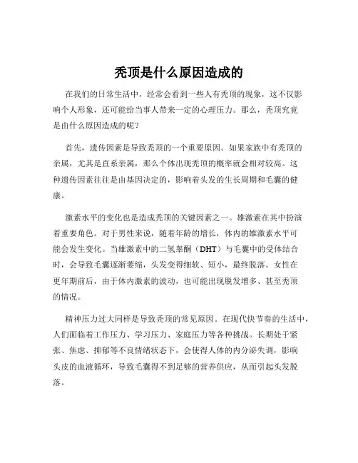 秃顶是什么原因造成的