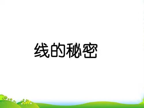 三年级美术下册 线的秘密 2课件 湘美版