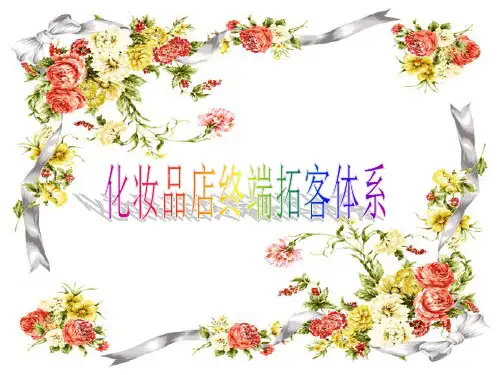 化妆品店终端拓客体系ppt课件