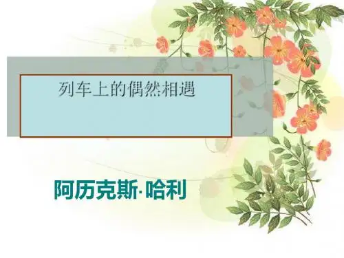 列车上的偶然相遇PPT9 沪教版